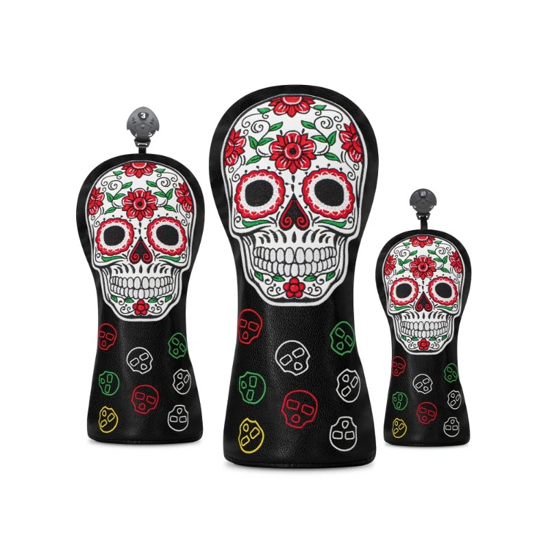 Golf Equipment Set - Golf Skull Skeleton Head Cover Set