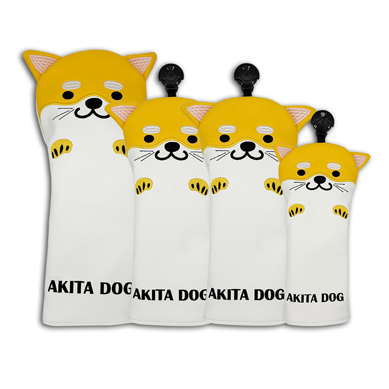 Golf Equipment Set - Golf Club Headcovers Set Dog Cartoon