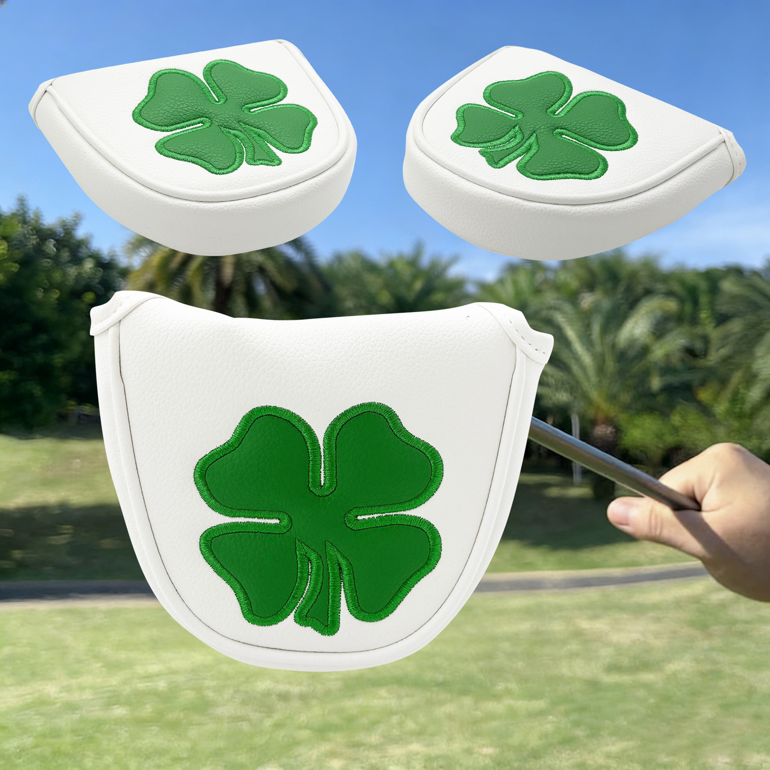1pc Putter Head Cover, 'Clover - Golf Equipment Deals recension och pris