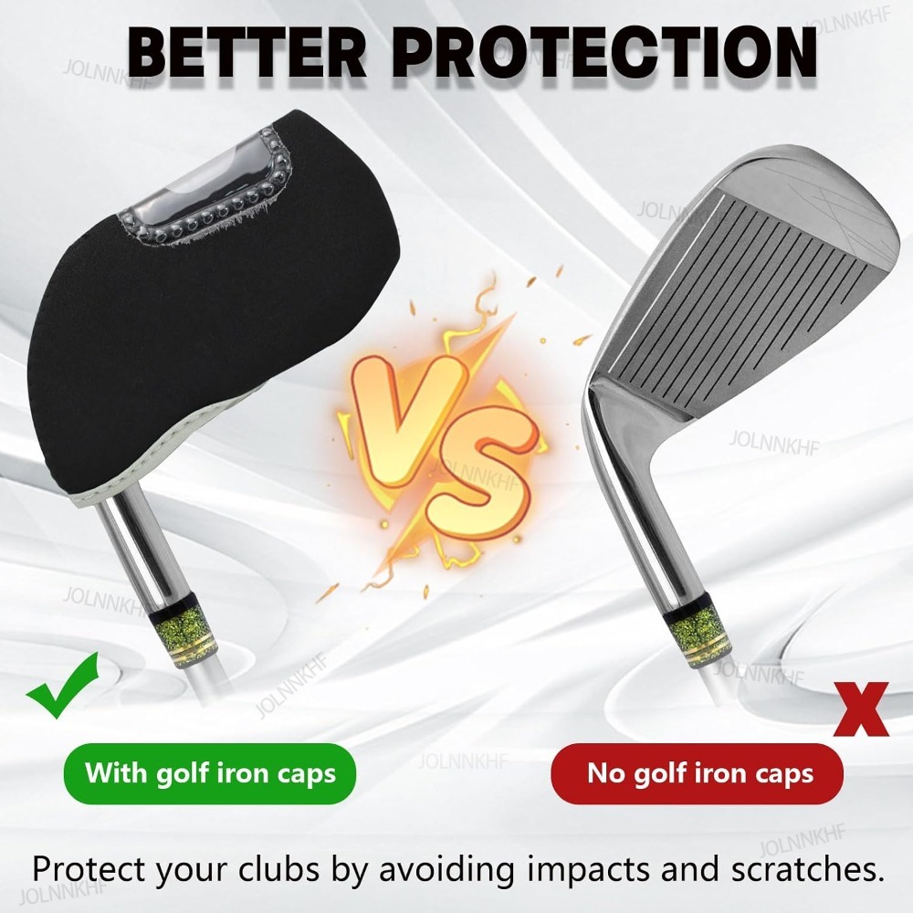 Clear Visible Head Covers 10Pc - Golf Equipment Deals recension och pris