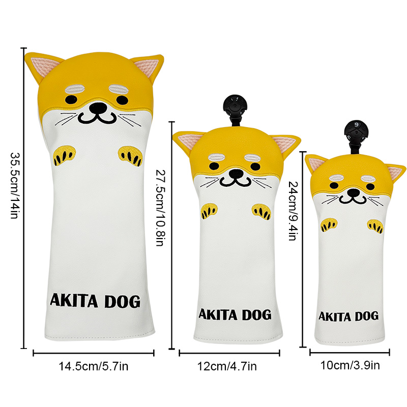 Golf Club Headcovers Set Dog C - Golf Equipment Set recension och pris