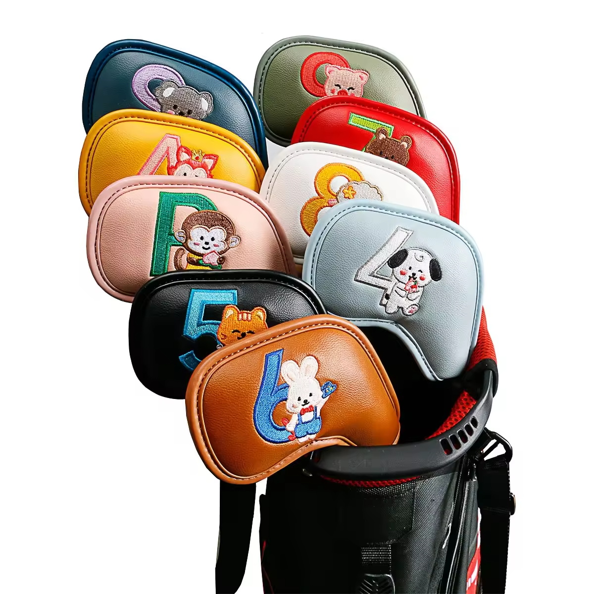 9Pcs Cute Cartoon Animal Golf  - Golf Equipment Deals recension och pris