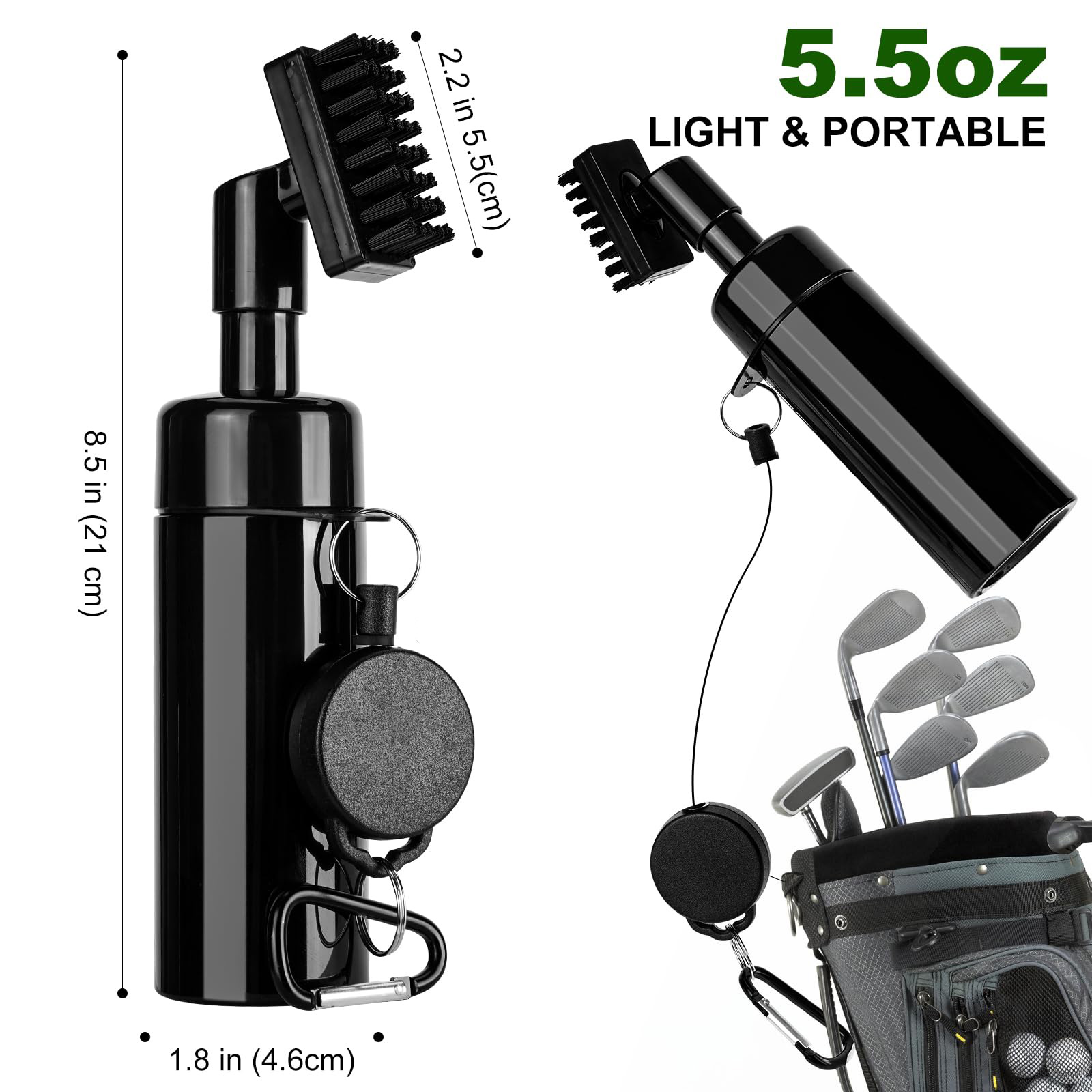 Golf Club Head Cleaning Brush, - Golf Equipment To Improve Your Game recension och pris