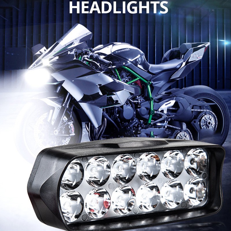 Motorcycle Headlight 12v Spot  - Head Racket Boom recension och pris